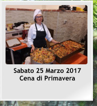 Sabato 25 Marzo 2017 Cena di Primavera