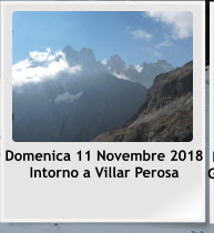 Domenica 11 Novembre 2018 Intorno a Villar Perosa