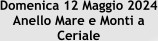 Domenica 12 Maggio 2024 Anello Mare e Monti a Ceriale