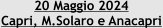 20 Maggio 2024  Capri, M.Solaro e Anacapri