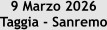 9 Marzo 2026  Taggia - Sanremo