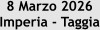 8 Marzo 2026  Imperia - Taggia